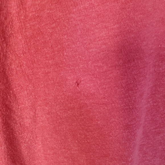 American Eagle, Women Short Sleeve T-shirt, Size L, Faded Red, Flowers, Stretchy - Picture 5 of 5